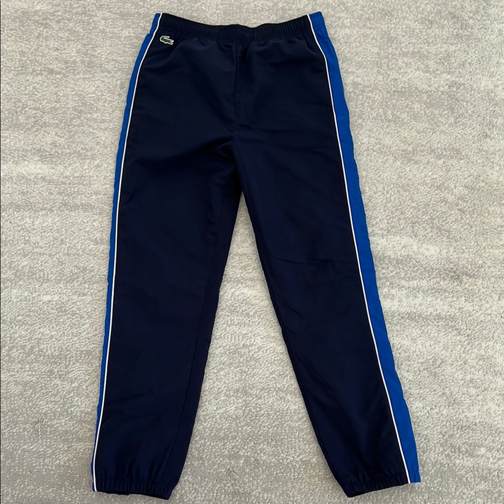 Lacoste Dark Blue Pants with White Accents